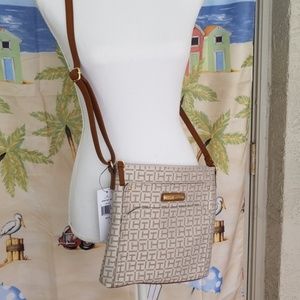 Tommy Hilfiger Cream and Grey Crossbody NWT